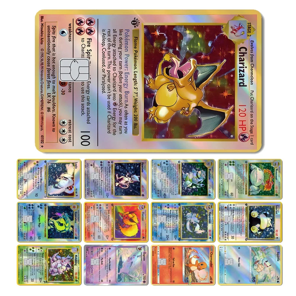 Epic Pokémon Card Skin Set for Debit/Credit Cards